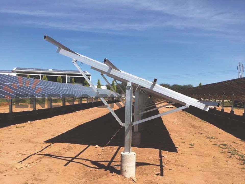 Sistem de montare solară la sol cu ​​pilon în U