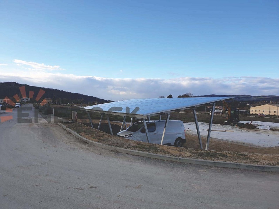 sistem de montaj solar pentru carport impermeabil