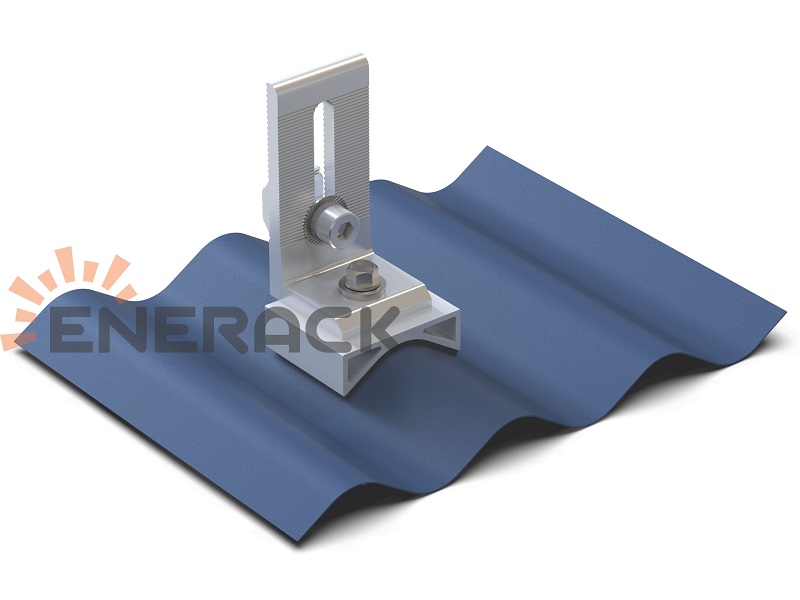 L feet adapter for Corrugated sheet metal