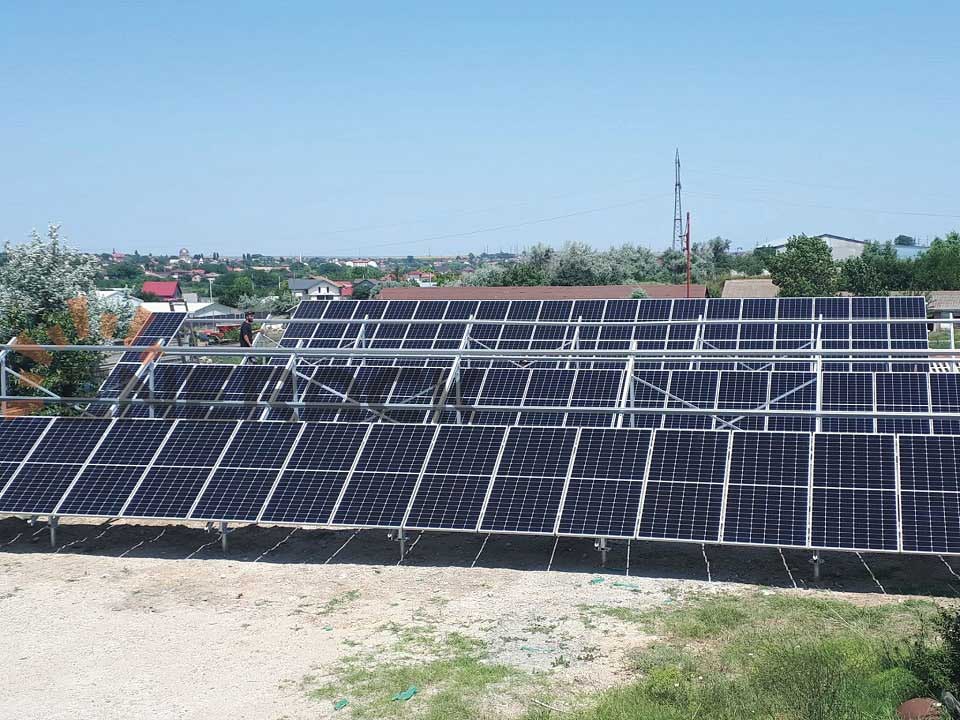 100KW Sistem standard de montare la sol in Romania