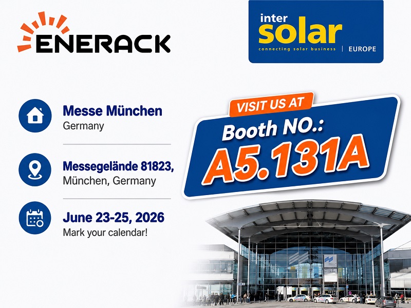 Știri interesante! ENERACK merge la Intersolar Europe 2026!