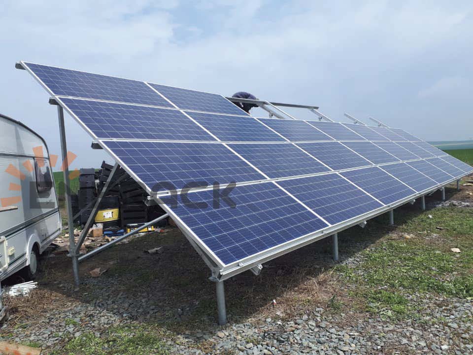 10.5KW Sistem standard de montare la sol in Romania