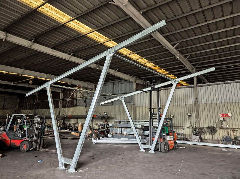 Carport din oțel carbon galvanizat prin imersie la cald